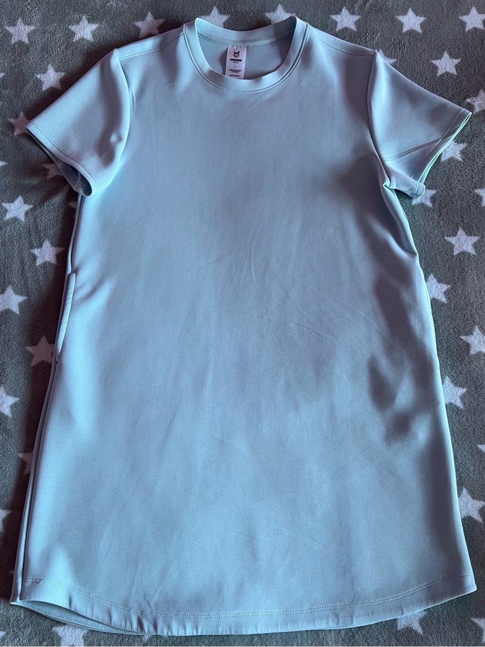 Light Blue T-Shirt Dress Women’s Large